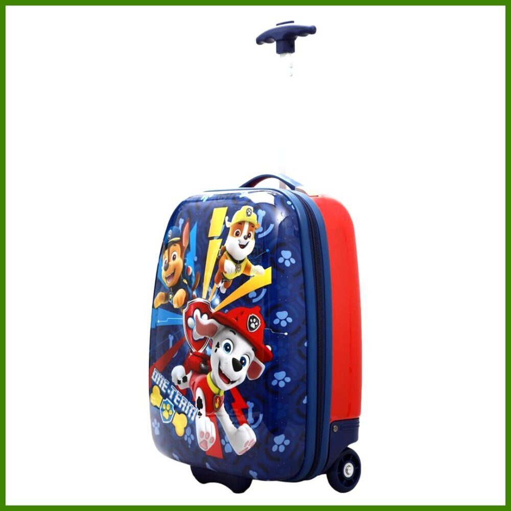 Paw Patrol Roller Travel Suitcase with Extendable Handle and Wheels